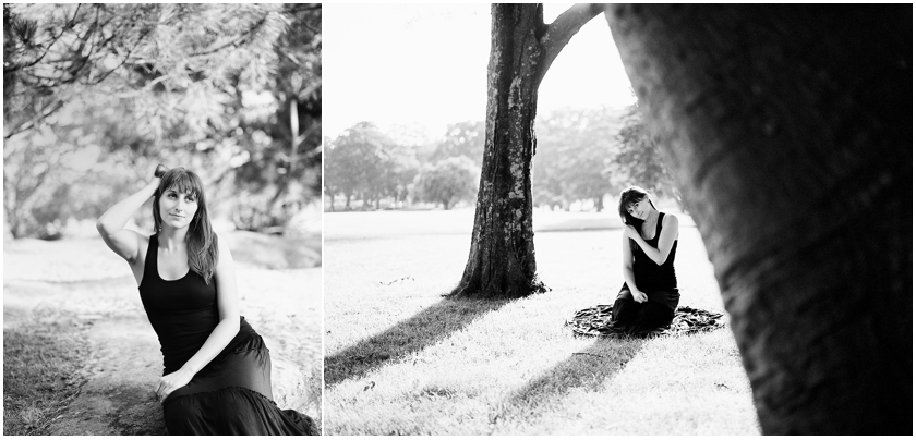 Black and white portrait Nela Sydney