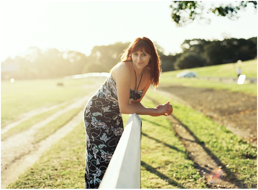 Railing Centennial Park Sydney Portrait Nela