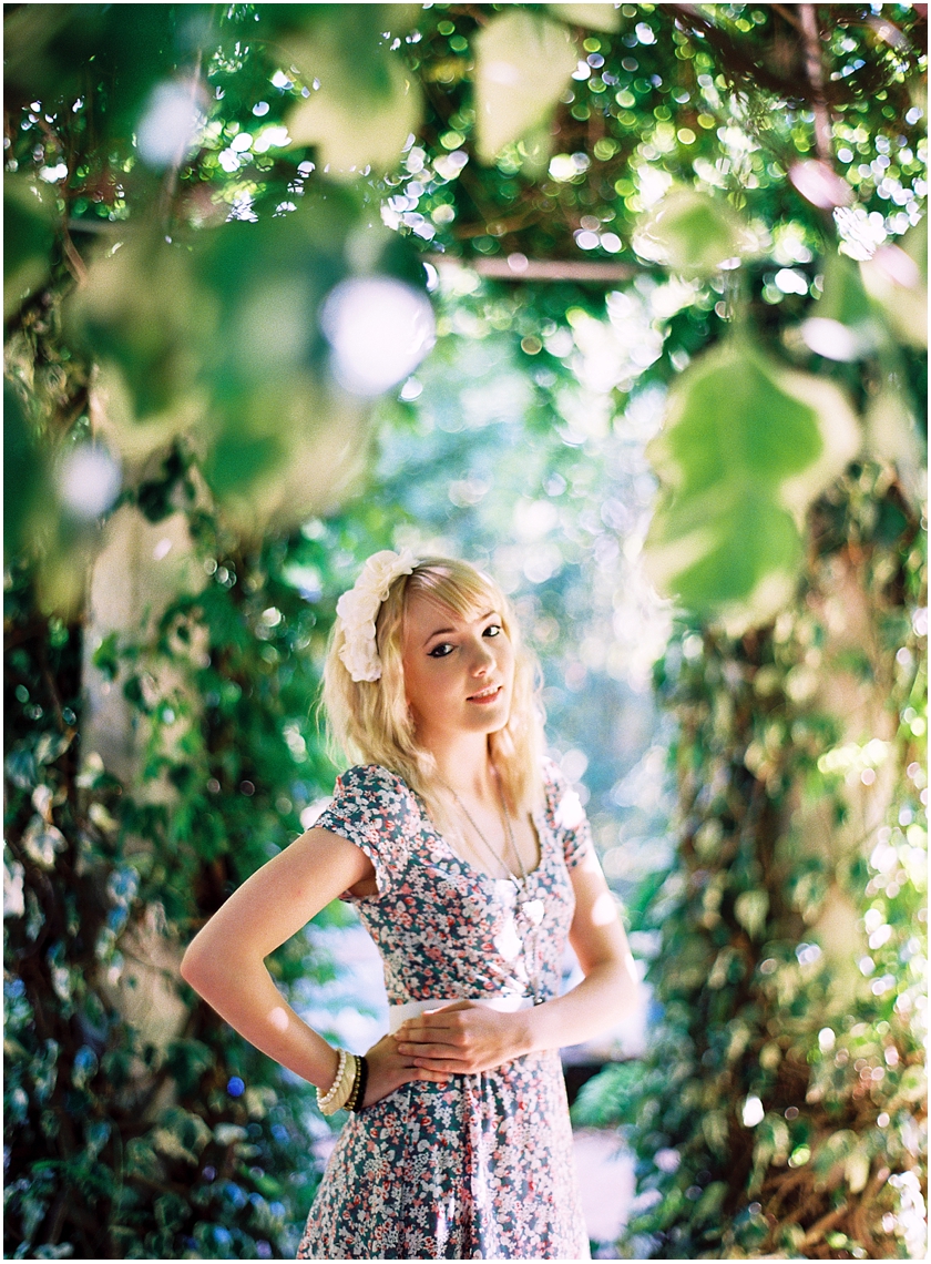 Ally shot on film Nara Peace Park Canberra